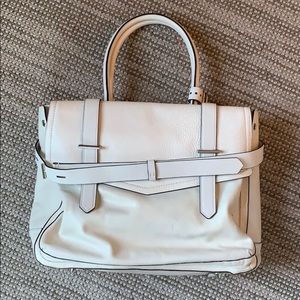 Reed Krakoff White Leather Boxer Tote